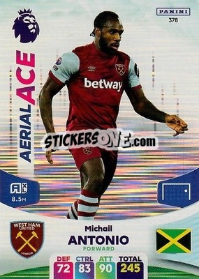 Sticker Michail Antonio - English Premier League 2023-2024. Adrenalyn XL n. 378 - Panini