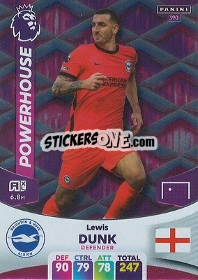 Figurina Lewis Dunk - English Premier League 2023-2024. Adrenalyn XL - Panini