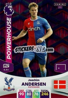 Sticker Joachim Andersen - English Premier League 2023-2024. Adrenalyn XL n. 392 - Panini