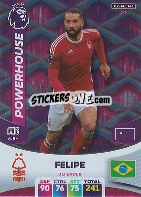 Sticker Felipe - English Premier League 2023-2024. Adrenalyn XL n. 394 - Panini