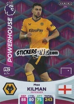 Figurina Max Kilman - English Premier League 2023-2024. Adrenalyn XL - Panini