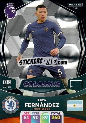 Sticker Enzo Fernández - English Premier League 2023-2024. Adrenalyn XL n. 399 - Panini