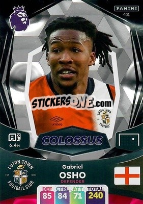 Cromo Gabriel Osho - English Premier League 2023-2024. Adrenalyn XL - Panini