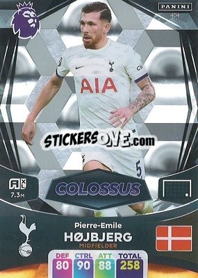 Sticker Pierre-Emile Højbjerg - English Premier League 2023-2024. Adrenalyn XL n. 404 - Panini