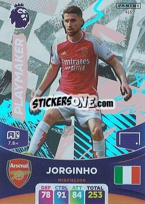 Sticker Jorginho - English Premier League 2023-2024. Adrenalyn XL n. 415 - Panini