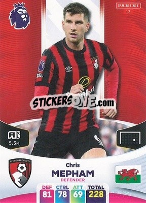 Figurina Chris Mepham - English Premier League 2023-2024. Adrenalyn XL - Panini