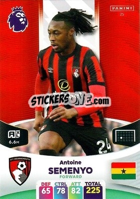 Sticker Antoine Semenyo - English Premier League 2023-2024. Adrenalyn XL n. 25 - Panini