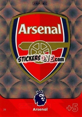 Sticker Club Crest Arsenal - English Premier League 2023-2024. Adrenalyn XL - Panini