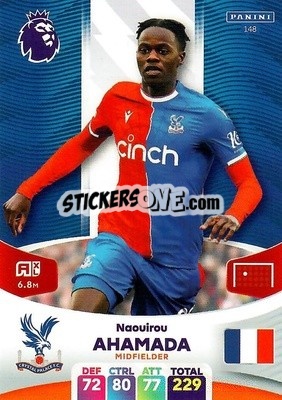 Sticker Naouirou Ahamada - English Premier League 2023-2024. Adrenalyn XL n. 148 - Panini