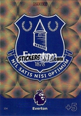 Sticker Club Crest Everton - English Premier League 2023-2024. Adrenalyn XL n. 154 - Panini