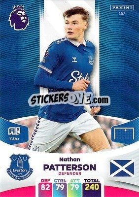 Sticker Nathan Patterson - English Premier League 2023-2024. Adrenalyn XL n. 157 - Panini