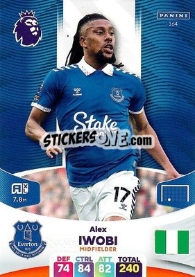 Sticker Alex Iwobi - English Premier League 2023-2024. Adrenalyn XL - Panini