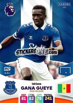 Cromo Idrissa Gana Gueye - English Premier League 2023-2024. Adrenalyn XL n. 165 - Panini