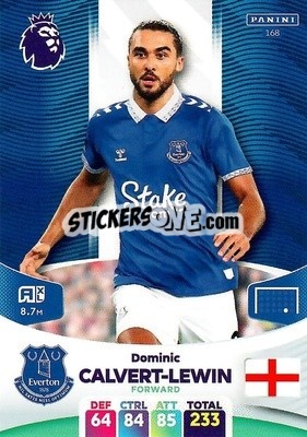 Sticker Dominic Calvert-Lewin - English Premier League 2023-2024. Adrenalyn XL n. 168 - Panini
