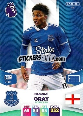 Sticker Demarai Gray - English Premier League 2023-2024. Adrenalyn XL n. 169 - Panini