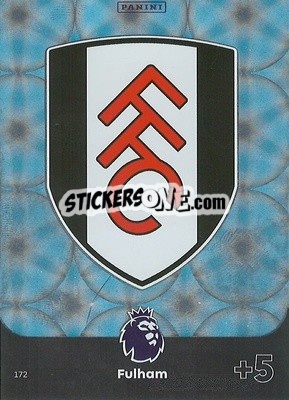 Cromo Club Crest Fulham - English Premier League 2023-2024. Adrenalyn XL - Panini