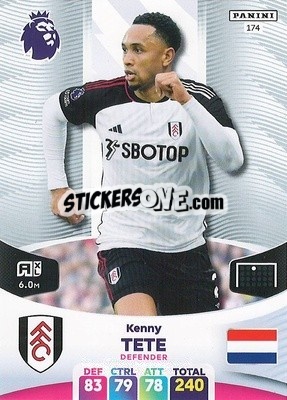 Cromo Kenny Tete - English Premier League 2023-2024. Adrenalyn XL - Panini