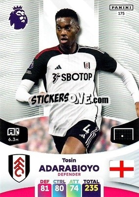 Sticker Tosin Adarabioyo - English Premier League 2023-2024. Adrenalyn XL n. 175 - Panini