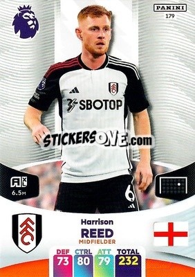 Sticker Harrison Reed - English Premier League 2023-2024. Adrenalyn XL n. 179 - Panini