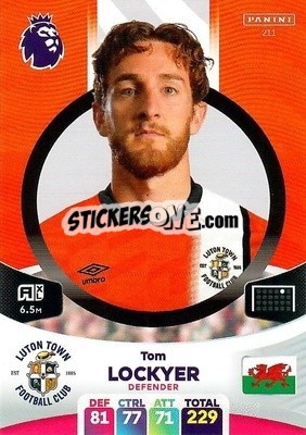 Figurina Tom Lockyer - English Premier League 2023-2024. Adrenalyn XL - Panini