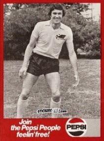 Cromo Ron Yeats - Los Angeles Skyhawks Pepsi-Cola 1976
 n. 16 - PEPSI