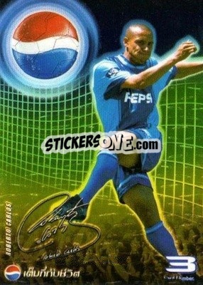 Sticker Roberto Carlos - Pass 2002
 n. 3 - PEPSI