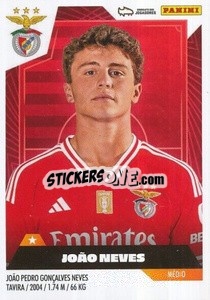 Sticker João Neves - Futebol 2023-2024
 n. 49 - Panini