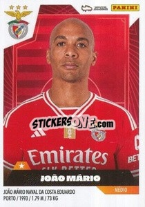 Sticker João Mário - Futebol 2023-2024
 n. 51 - Panini