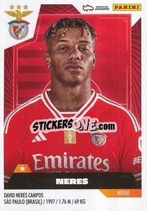 Sticker David Neres - Futebol 2023-2024
 - Panini