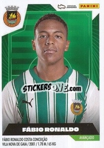 Cromo Fábio Ronaldo - Futebol 2023-2024
 - Panini