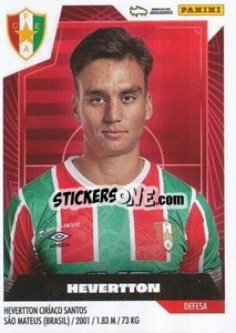 Figurina Hevertton Santos - Futebol 2023-2024
 - Panini