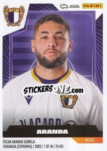 Sticker Óscar Aranda - Futebol 2023-2024
 n. 185 - Panini
