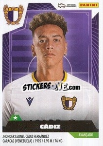 Sticker Jhonder Cádiz - Futebol 2023-2024
 n. 187 - Panini