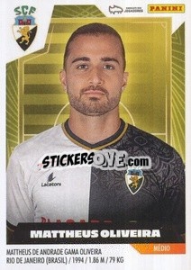 Sticker Mattheus Oliveira - Futebol 2023-2024
 - Panini