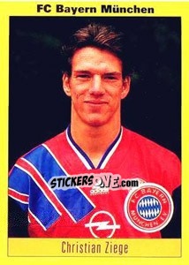 Cromo Christian Ziege (Bild Nr.032) - German Football Bundesliga 1993-1994 - Panini