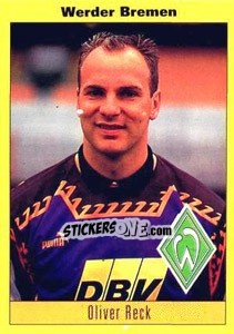 Cromo Oliver Reck - German Football Bundesliga 1993-1994 - Panini