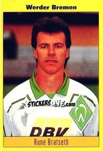 Sticker Rune Bratseth - German Football Bundesliga 1993-1994 n. 6 - Panini