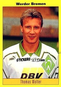 Sticker Thomas Wolter - German Football Bundesliga 1993-1994 - Panini