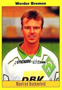 Sticker Manfred Bockenfeld - German Football Bundesliga 1993-1994 n. 9 - Panini