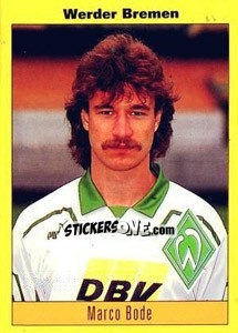 Sticker Marco Bode - German Football Bundesliga 1993-1994 n. 20 - Panini