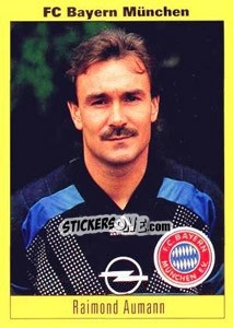 Sticker Raimond Aumann - German Football Bundesliga 1993-1994 - Panini