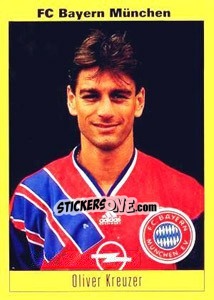 Sticker Oliver Kreuzer - German Football Bundesliga 1993-1994 n. 25 - Panini