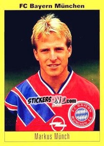 Sticker Markus Münch - German Football Bundesliga 1993-1994 n. 28 - Panini