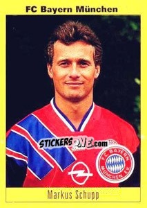 Sticker Markus Schupp - German Football Bundesliga 1993-1994 - Panini