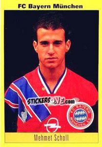 Sticker Mehmet Scholl - German Football Bundesliga 1993-1994 - Panini