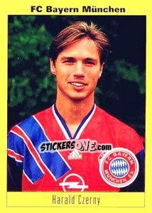 Sticker Harald Czerny - German Football Bundesliga 1993-1994 - Panini