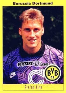 Sticker Stefan Klos - German Football Bundesliga 1993-1994 - Panini