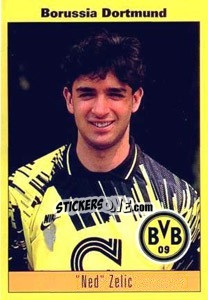 Sticker Ned Zelic - German Football Bundesliga 1993-1994 - Panini