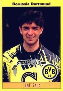 Sticker Ned Zelic - German Football Bundesliga 1993-1994 n. 42 - Panini