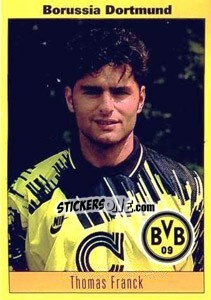 Sticker Thomas Franck - German Football Bundesliga 1993-1994 - Panini